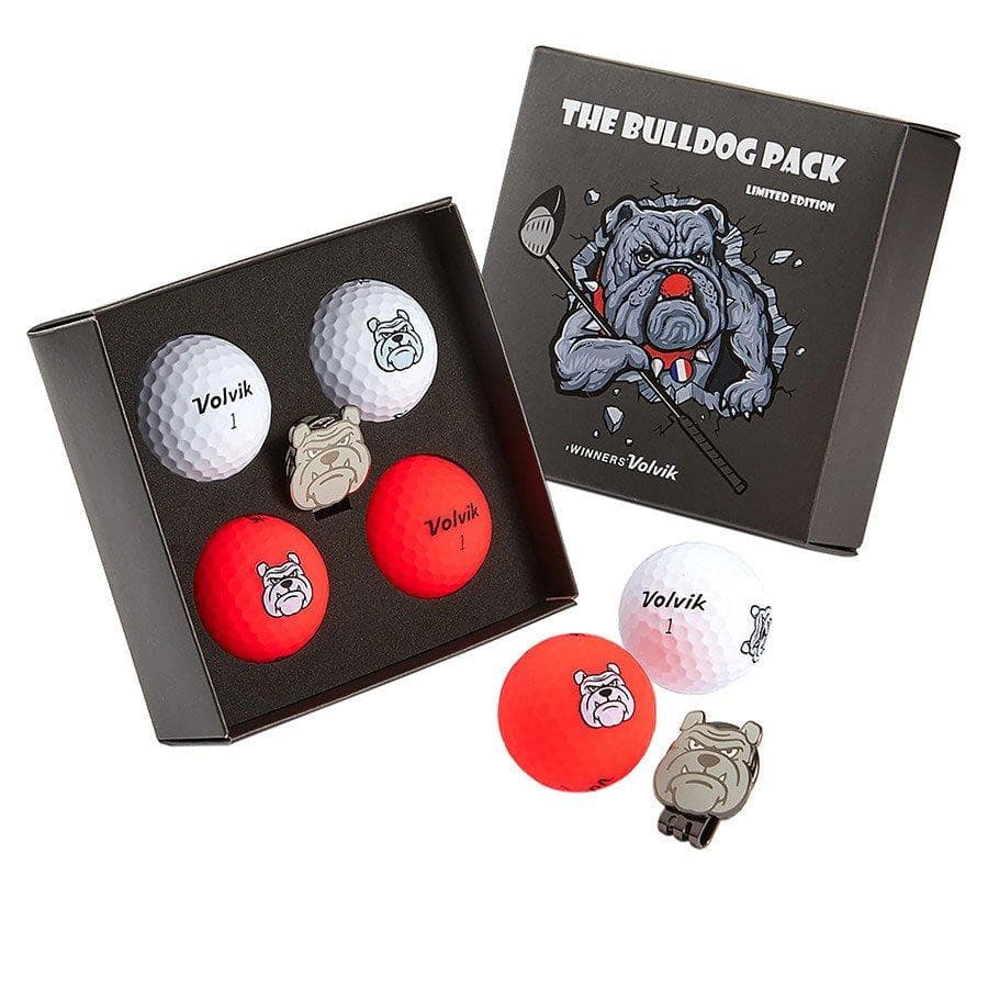 Volvik Bull Dog Limited Edition 4 Golf Ball Pack