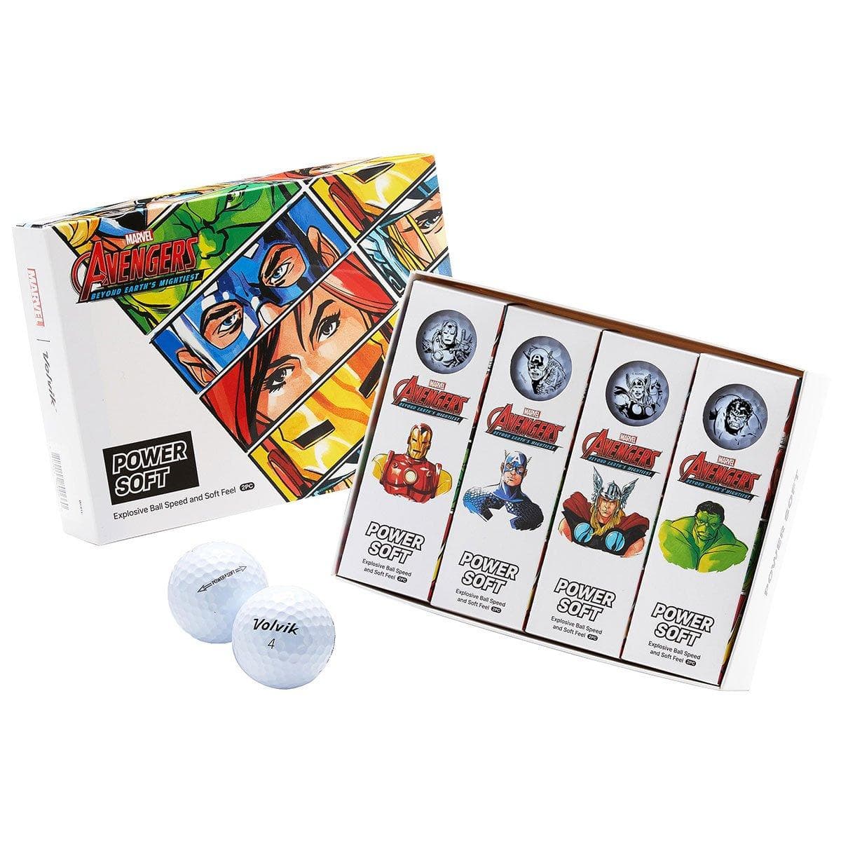 Volvik Power Soft Marvel 12 Golf Ball Pack