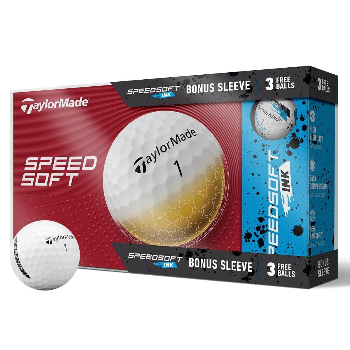 TaylorMade SpeedSoft Bonus 15 Golf Ball Pack