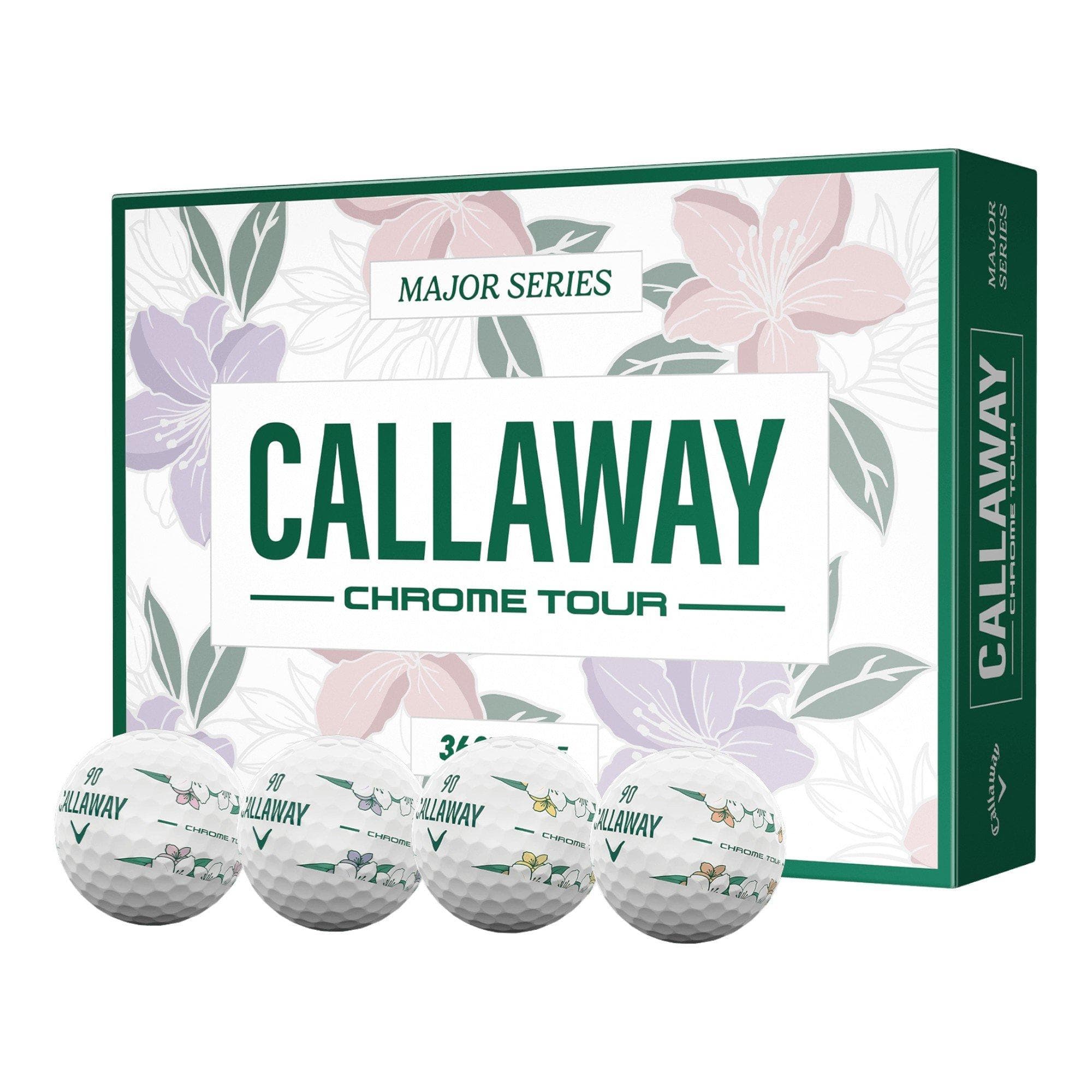 Callaway Limited-Edition Chrome Tour April Major 12 Golf Ball Pack