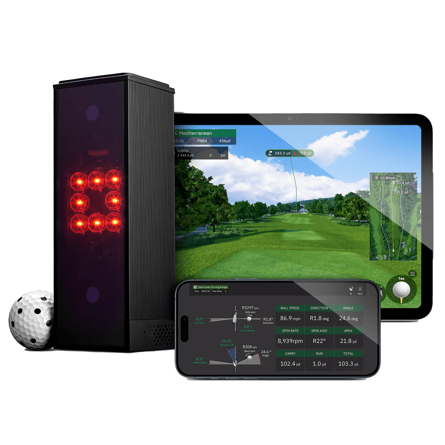 Square Golf Indoor Golf Launch Monitor
