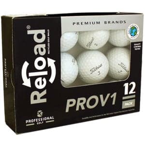 Reload Titleist Pro V1 Premium AA Grade Golf Balls 12 Balls