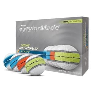 TaylorMade Tour Response Neon Stripe Multi Golf Balls 12 Balls