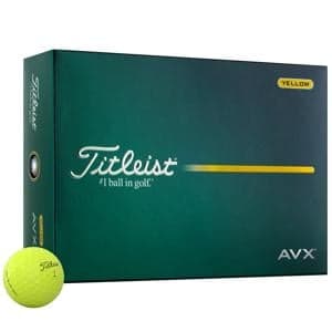 Titleist AVX Yellow Golf Balls
			12 Balls