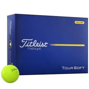 Titleist Tour Soft Yellow Golf Balls
			12 Balls