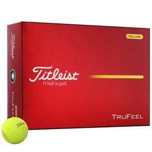 Titleist TruFeel Yellow Golf Balls
			12 Balls