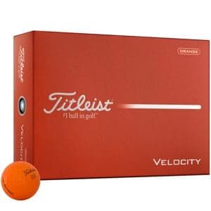 Titleist Velocity Matte Orange Golf Balls
			12 Balls
