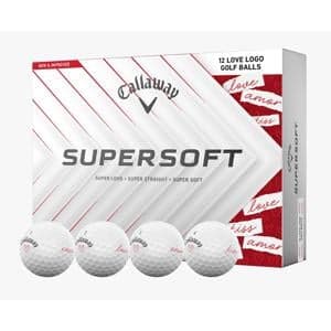 Limited Edition - Callaway SuperSoft Love Golf Balls
			12 Balls