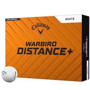 Callaway Warbird Distance + White Golf Balls
			12 Balls