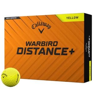 Callaway Warbird Distance + Yellow Golf Balls
			12 Balls