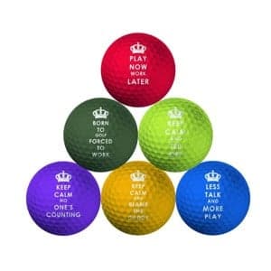 Keep Calm Golf Balls
			6 Pack