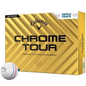 Callaway Chrome Tour Triple Track White Golf Balls - Prior Gen 12 Balls