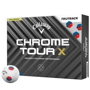 Callaway Chrome Tour X TruTrack White Golf Balls 12 Balls