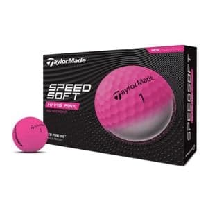 TaylorMade SpeedSoft Pink Golf Balls 12 Balls