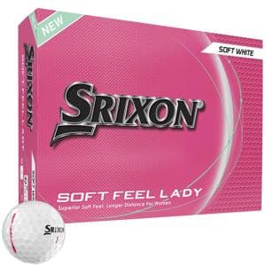 Srixon Soft Feel Lady White Golf Balls 12 Balls