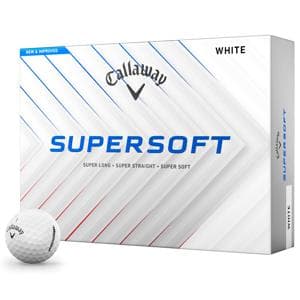 Callaway SuperSoft White Golf Balls
			12 Balls
