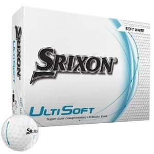 Srixon UltiSoft White Golf Balls 12 Balls