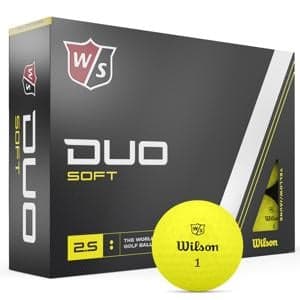 Wilson Duo Soft Yellow Golf Balls - Prior Gen 12 Balls