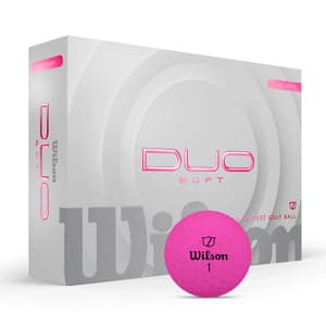 Wilson Duo Soft Pink Golf Balls
			12 Balls