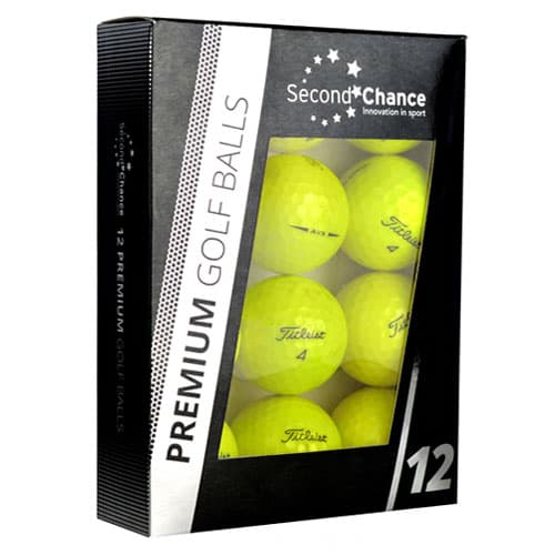 Titleist AVX Grade A Rewashed Golf Balls Yellow