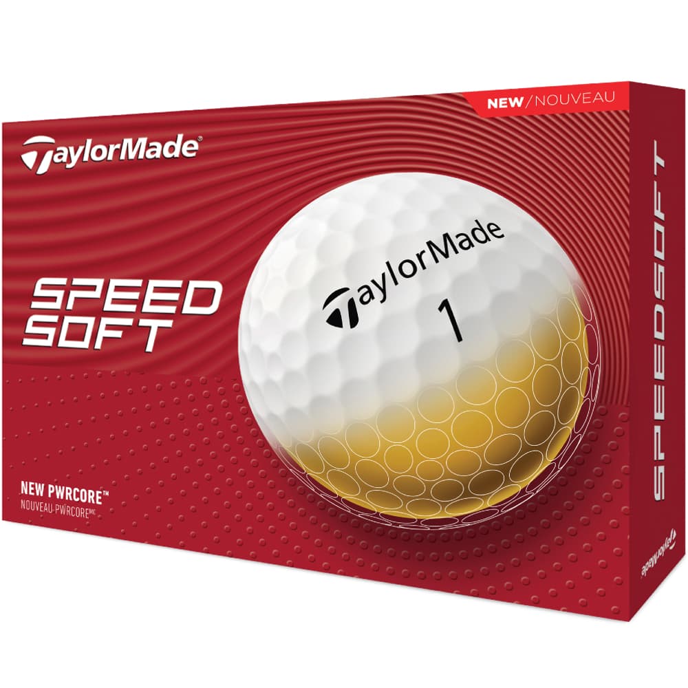 TaylorMade Speedsoft Golf Balls – White