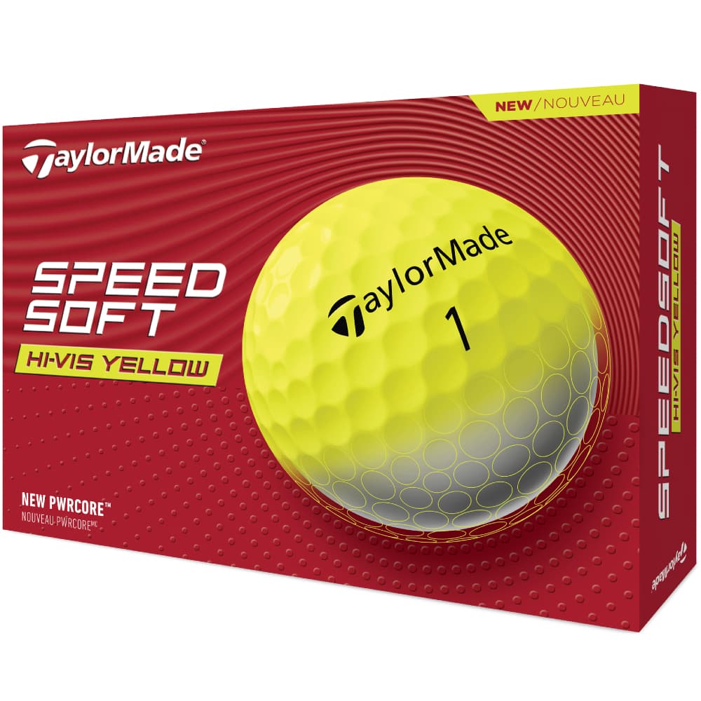 TaylorMade Speedsoft Golf Balls – Yellow
