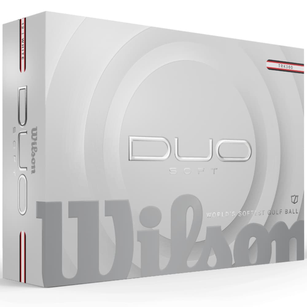 Wilson 2026 Duo Soft Trk360 Golf Balls – White