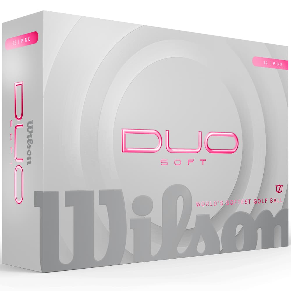 Wilson 2026 Duo Soft Golf Balls – Pink