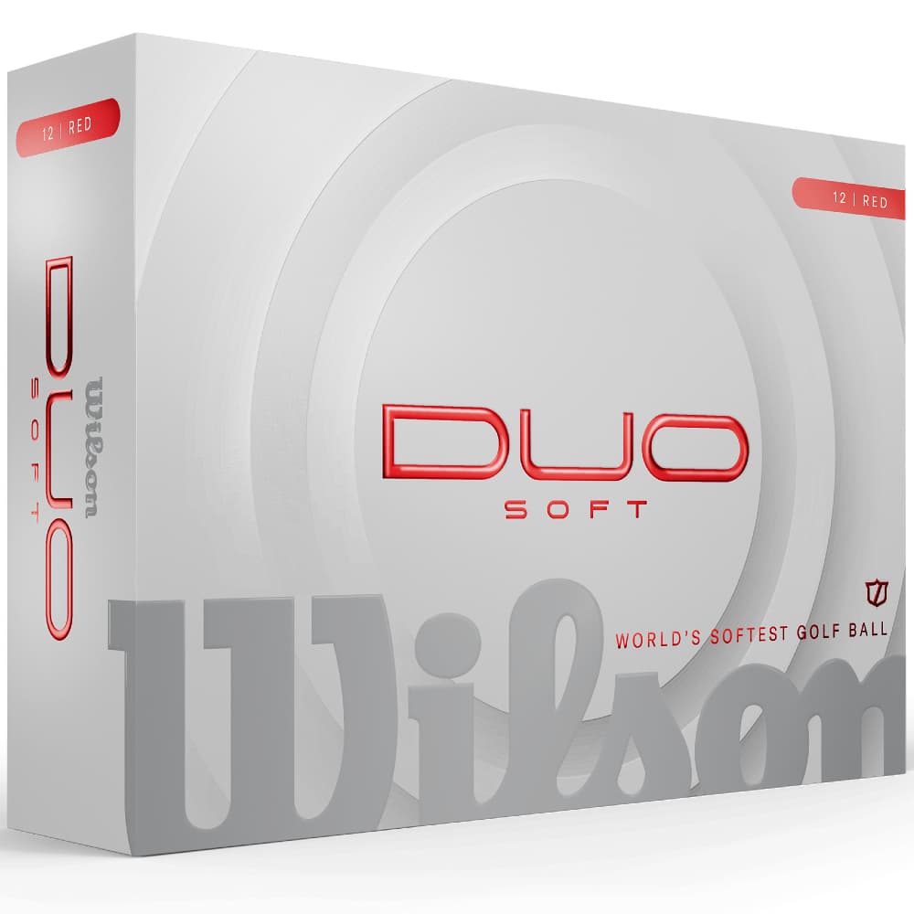 Wilson 2026 Duo Soft Golf Balls – Red