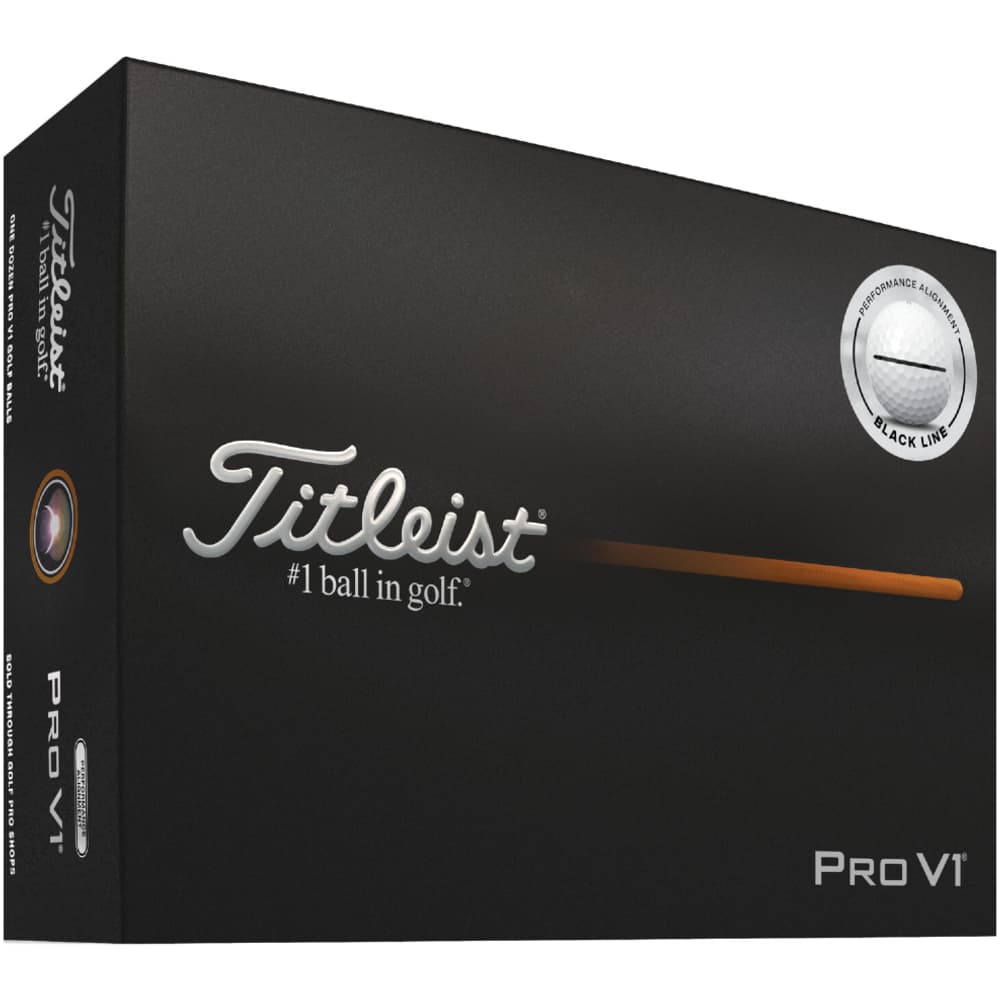 Titleist 2026 Pro V1 Aim Performance Alignment Golf Balls – White