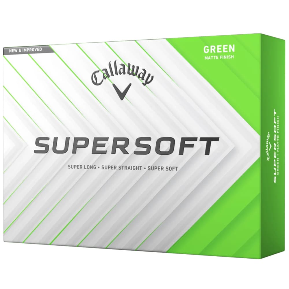 Callaway 2026 Supersoft Golf Balls – Green