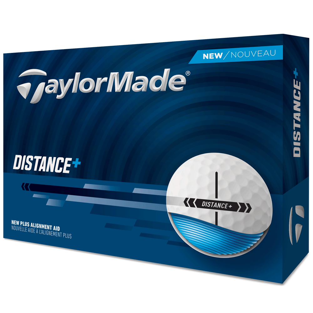 TaylorMade 2026 Distance+ Golf Balls – White