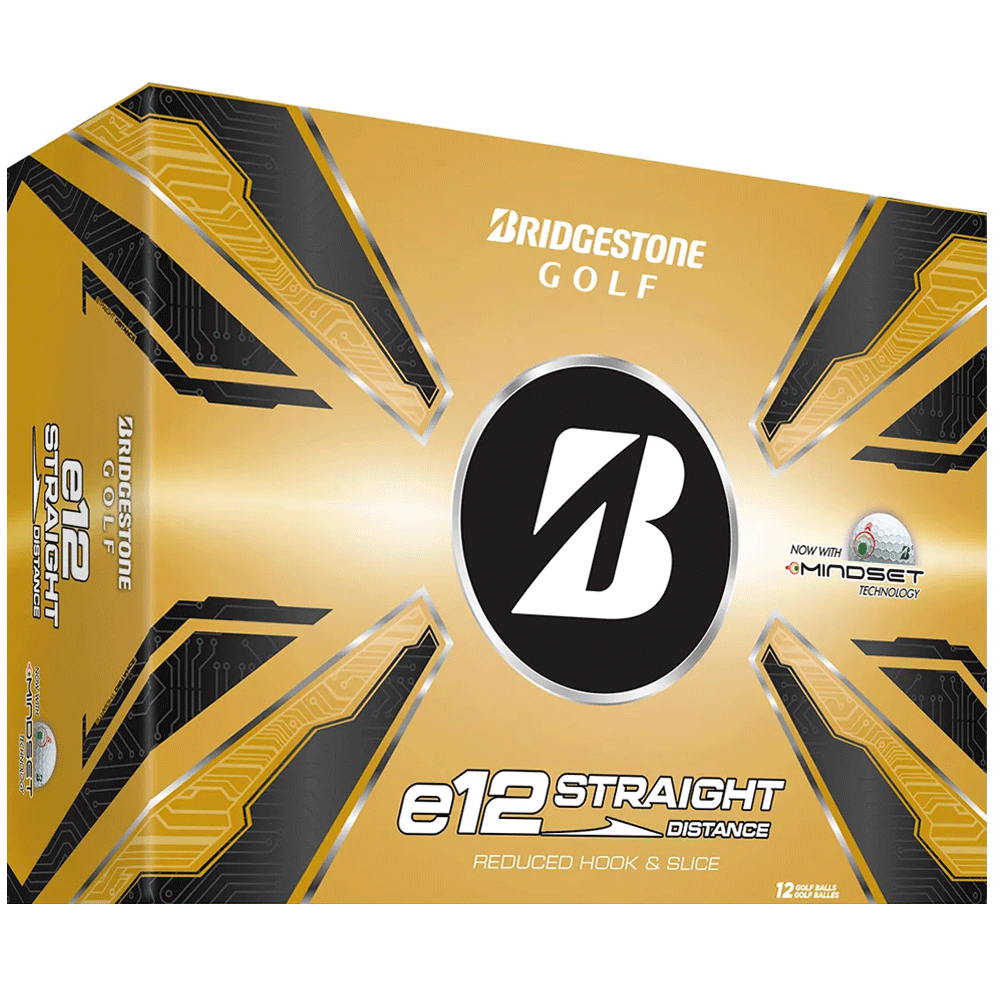 Bridgestone 2026 E12 Straight Golf Balls – White