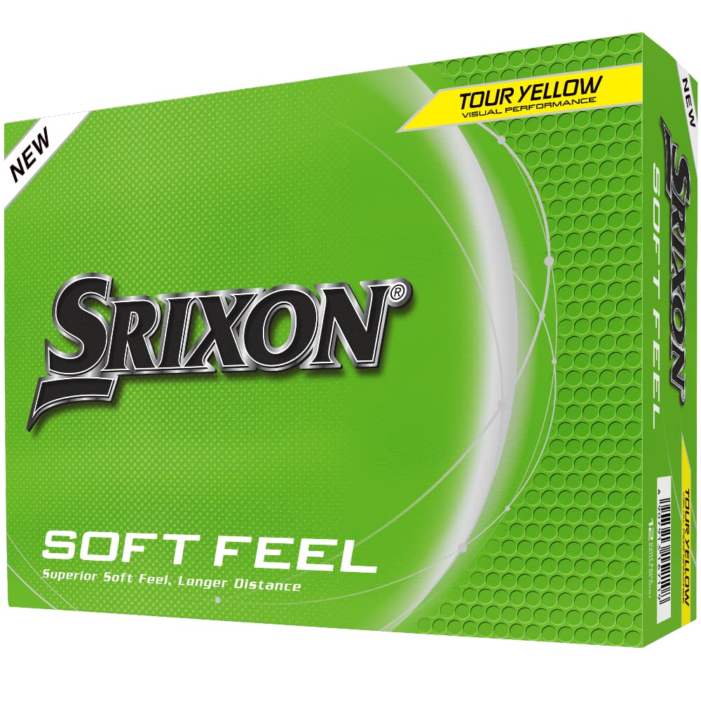 Srixon 2026 Soft Feel Golf Balls – Yellow