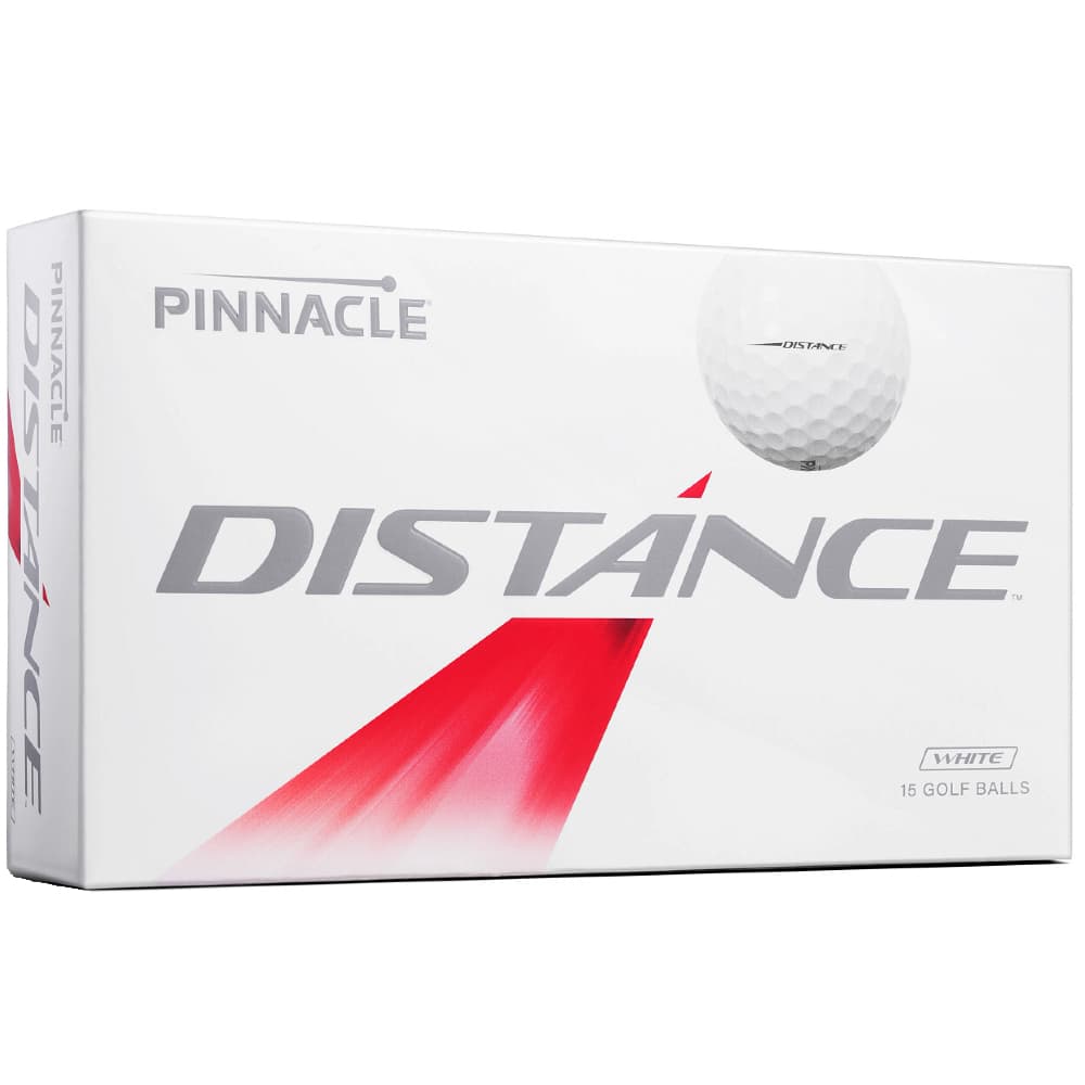 Pinnacle 2026 Distance Golf Balls – White – 15 Ball Pack