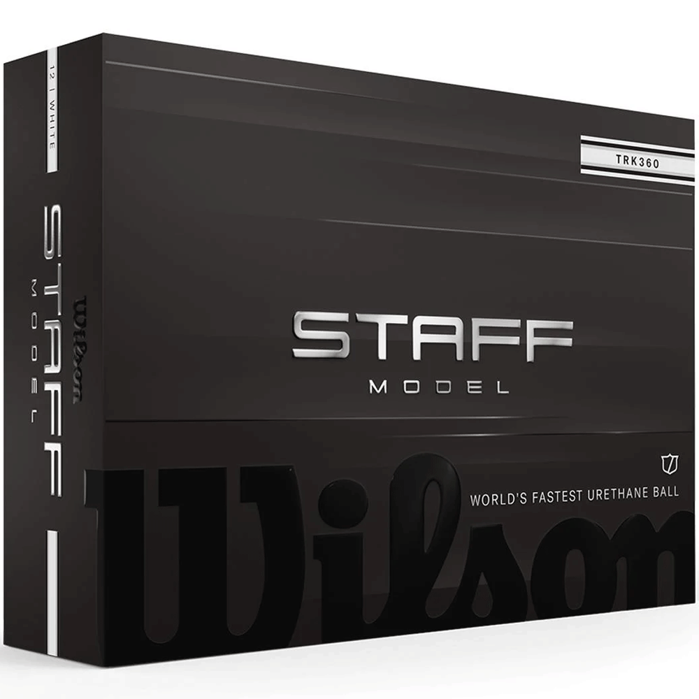 Wilson 2026 Staff Model Trk360 Golf Balls – White