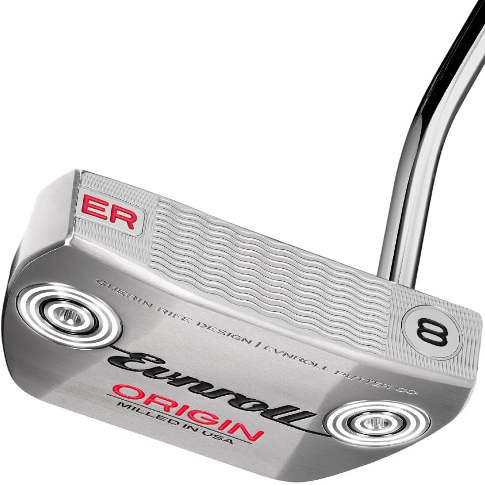 Evnroll 2026 ER8 Origin Mallet Putter – Chrome