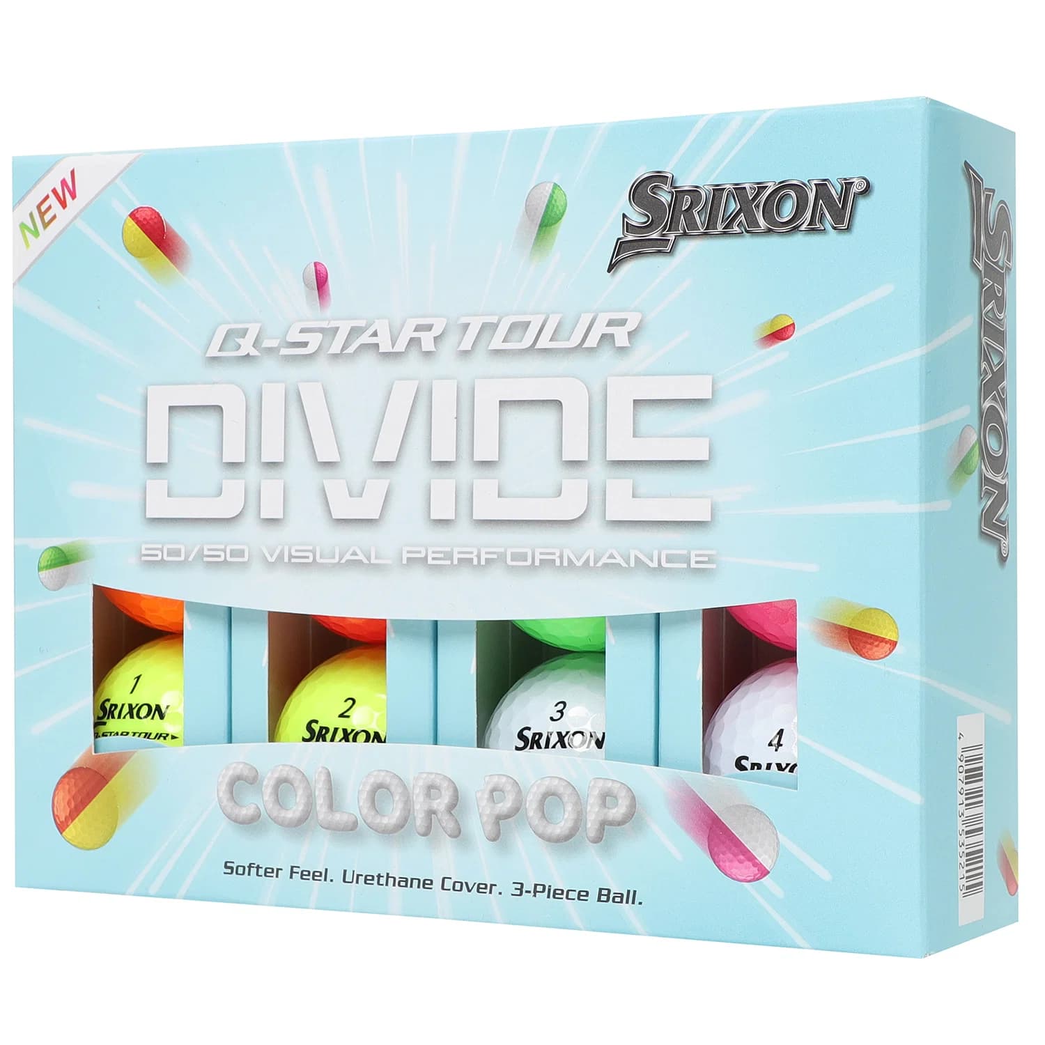 Srixon 2026 Q Star Tour Divide Golf Balls – Colour Pop