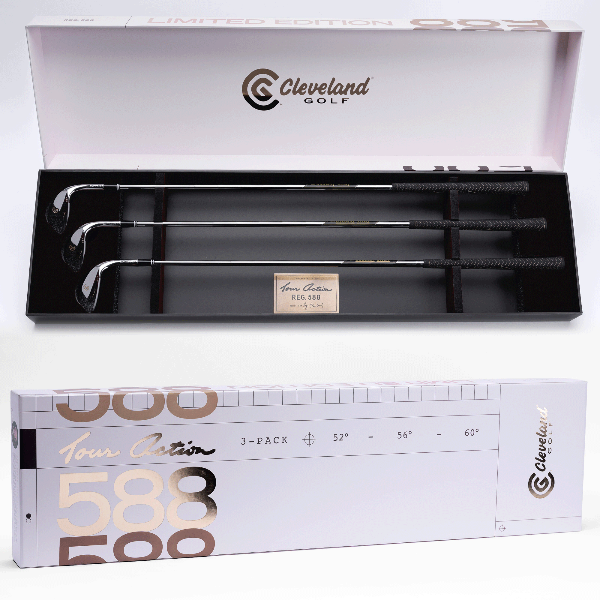 Cleveland 588 Tour Action Wedge Set X 3 – Ltd Edition