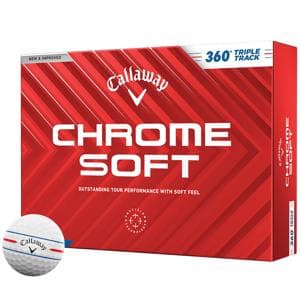 Callaway Chrome Soft 360 Triple Track White Golf Balls - Prior Gen 12 Balls