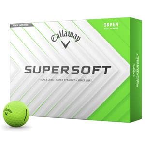 Callaway SuperSoft Matte Green Golf Balls
12 Balls