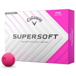 Callaway SuperSoft Matte Pink Golf Balls
12 Balls