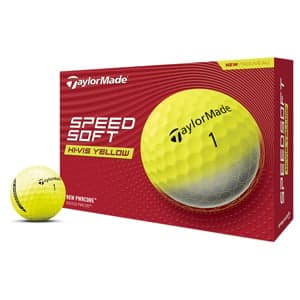 TaylorMade SpeedSoft Yellow Golf Balls
12 Balls