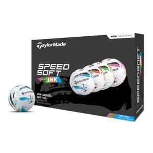 TaylorMade SpeedSoft INK Multi Pack Golf Balls 12 Balls