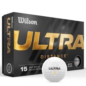 Wilson Ultra Distance White Golf Balls 15 Balls