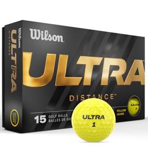 Wilson Ultra Distance Yellow Golf Ball 15 Balls