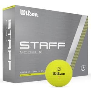Wilson Staff Model X Yellow Golf Balls - Prior Gen 12 Balls