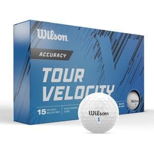 Wilson Tour Velocity Accuracy Golf Balls 15 Balls