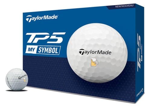 TaylorMade TP5 My Symbol Golf Balls - Beer