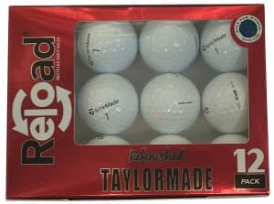 TaylorMade TP5 'Reload' Refinished Golf Balls - White Dozen